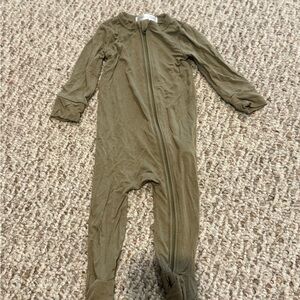Cozy Olive Kids Footed Onesie